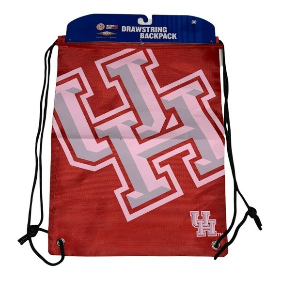University of Houston Cougars Big Logo Drawstring Backpack - Picture 1 of 4